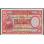 The HongKong and Shanghai Banking Corporation, $100, 1.4.1948, serial number E498450, (Pick 176...