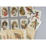 Cigarette Silks, Birds and Flags, B Morris English and Foreign Birds, 10 silks, complete with