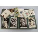 Postcards/Ephemera, a mixture including, an Album of mostly Edwardian Actresses, 360 cards , four