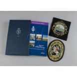 Golf, two blazer badges - Prestonfield and Scots Craig plus a Royal and Ancient souvenir wallet