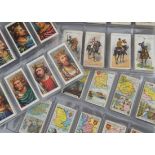 Cigarette Cards, Players, a selection of mixed genre sets to include Kings & Queens of England,