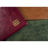 Cigarette Albums, Ring binder albums, for cigarette and trade cards, various colours some with