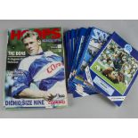 Queens Park Rangers, approximately eighty programmes from 1990-2000 home and away good condition