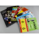 Football Programmes, approximately one hundred and forty including English Schools, Charity