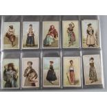 Foreign Cigarette Cards, Girls, Anonymous Issue Girls of all Nations/National Costumes (50 cards)(