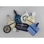 Ben Crenshaw, seven golf bag tags, including USA Golf Association 79th US Open 1979, Open 1979 Royal