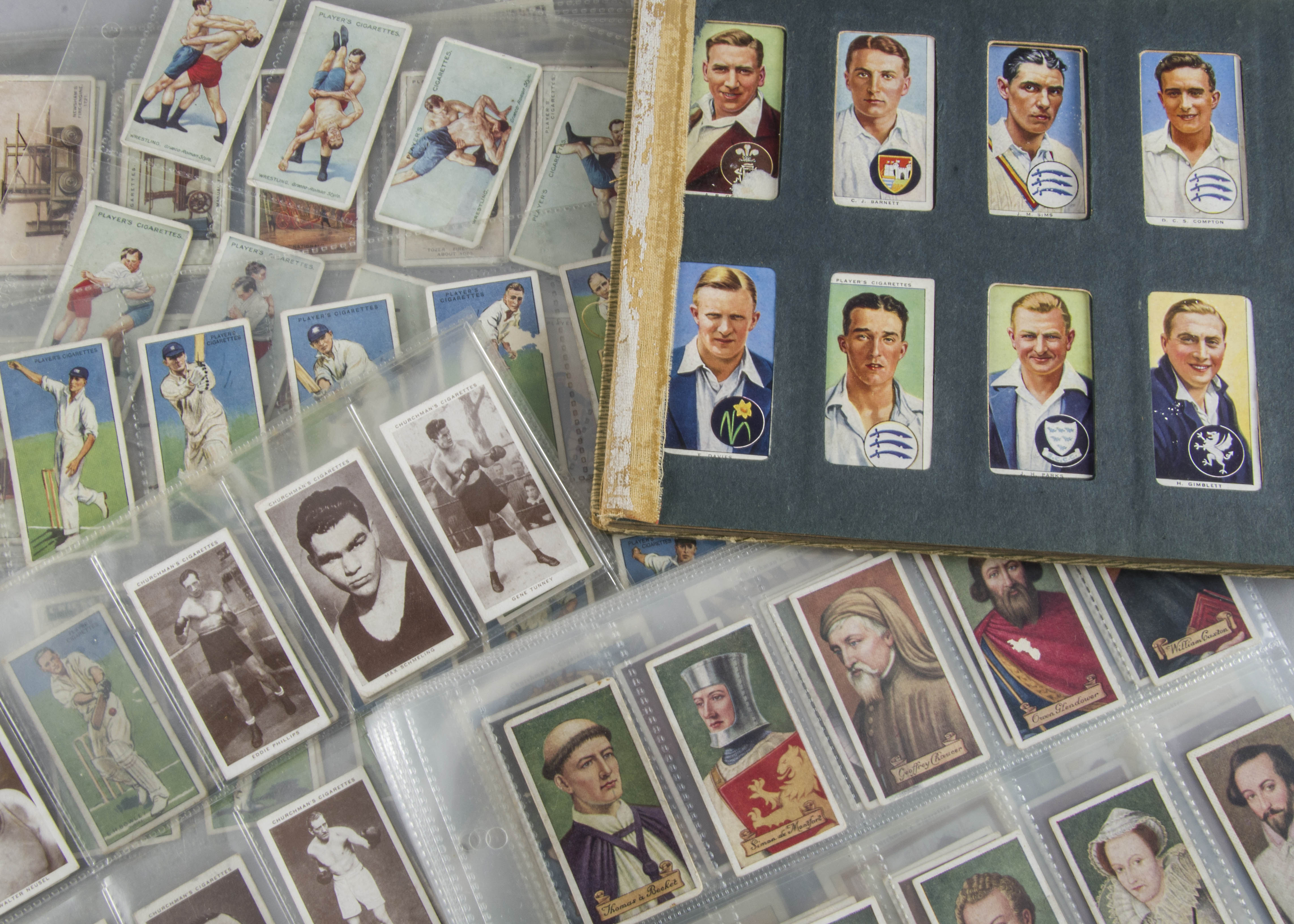 Cigarette Cards, Mixture, a vast collection of loose cards and part sets, various genres and