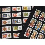 Cigarette Cards, Mixture, mounted sets to include Players Uniforms of the Territorial Army,