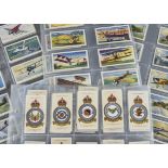 Cigarette Cards, Aircraft and RAF, a collection of various sets to include Players Aircraft of the