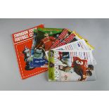 Swindon Town, over seven hundred programmes dating from 1993-2001