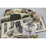 Postcards, a mixed collection of approx 400 Edwardian cards in three vintage albums ( albums AF)