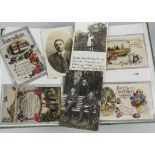 Postcards, a group of eight modern albums containing approx 500 Edwardian cards inc, Sweetheart,