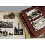 Postcards, Albums, an assortment of vintage Edwardian and later reprint cards, approx, 550 ,in