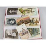 Postcards, a good collection of approx 700 Edwardian cards in five albums inc, Castles ( many