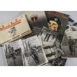 Ephemera, a mixed lot including, a selection of approx 40 vintage B & W Military photographs ,