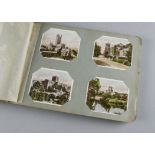 Cigarette Cards, Hills, Views of Interest, presented in a bespoke album (metal front, card back)