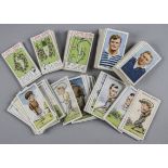 Cigarette Cards, Sport, Churchman sets to include Rugby Internationals, Prominent Golfers and 3