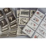 Cigarette Cards, Nicholas Sarony, a collection of L size sets to include Celebrities and Their