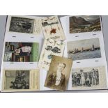 Postcards, a collection of approx 800 Edwardian cards in six modern albums inc, Ancient buildings,