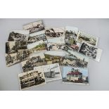 Postcards, a collection of approx 400 cards, Mostly Transport related with trains and trams in