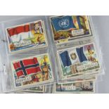 Trade Cards, A & BC Gum, Flags of the World, complete set (vg)