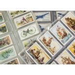 Cigarette Cards, Transport, a variety of sets for various Manufacturers to include Players Cycling