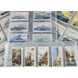 Cigarette Cards, Naval & Shipping, variety of sets to include Ogdens Sea Adventure, Players Modern