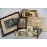 Ephemera Mixed, a selection of vintage photographs including, WWII Homeguard in uniform (possably