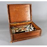An artist's paint box, complete with paints and brushes, and including two Windsor & Newton