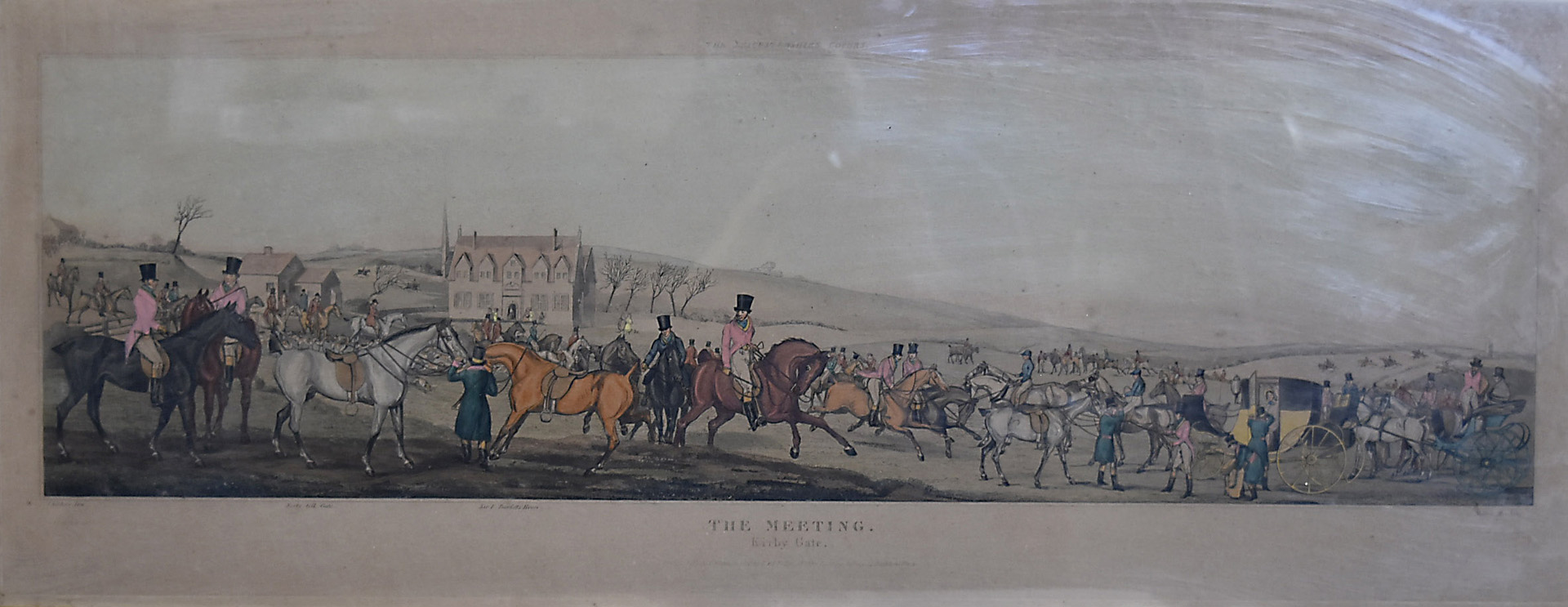 A set of four later colour engravings, The Leicestershire Covers, published by S & L Fuller 1824, 29