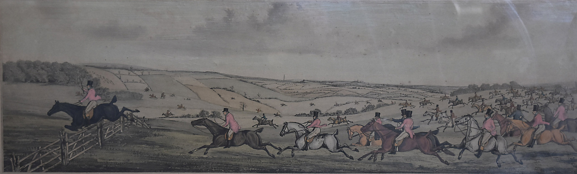 A set of four later colour engravings, The Leicestershire Covers, published by S & L Fuller 1824, 29 - Image 3 of 4