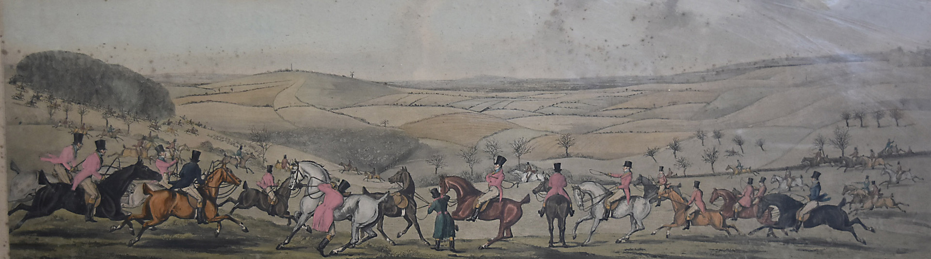 A set of four later colour engravings, The Leicestershire Covers, published by S & L Fuller 1824, 29 - Image 4 of 4