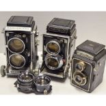 Mamiya TLR Cameras, a C33 Professional with Sekor 80mm f/2.8 and a 65mm f/3.5, together with a