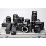 Pentax Professional SLR Outfit, two LX bodies, one operational, one for parts (missing mirror)