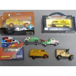 Camera Related Toy Cars and Trucks, some boxed, advertising Kodak, Fujifilm and Minolta Dynax