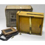 Griffins Folding Enlarger, A folding daylight enlarger, in original manufacturer's cardboard box