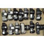 A Tray of Minolta SLR Camera Bodies, all 35mm examples, an assortment of models