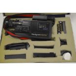 Sony HandyCam Video Camera Outfit, in a Oyster hard case with accessories including a semi fish
