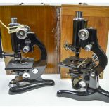 Watson Bactil Microscope, cased, together with a Beck Model 47