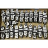 A Tray of SLR Camera Bodies, manufacturers including Praktica, Zenit and more (a lot)