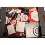 Leica Packaging and Parts,£ an assortment of Leica packaging, some with items including, together