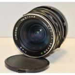 Mamiya Sekor C Lens, a 50mm f/4.5 lens (RB) no 51743, body F, optics G