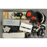 Camera Related Accessories, Benbo 1½in. ball and socket head, Prinz66 35mm film loaders, an