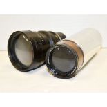 Dallmeyer Lenses, a 12" f/7.7 Dallon Tele-Anastigmat no 177294 cosmetic G, optics F, together with a