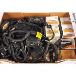 A Tray of Quantum Battery Accessories, battery packs, leads, extention cables and other items