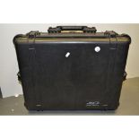 Peli Case, 1600 model, black, with foam insert for a Mamiya RB67 outfit