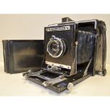 Graflex Speed Graphic Camera, 5 x 4 Symmar 135mm f/5.6 with a quantity of DDS