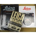 Leica Literature, three Hardback Leica books