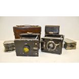 Vest Pocket Cameras, A Goerz Tenax 4 x 6cm with Dagor 75mm f/6.8 DDS together with a ICA Bebe both