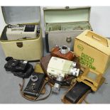 A Box of Cameras, A Minolta Zoom 8 Cine Camera, a Eumig Projector, an Edixaflex SLR and more